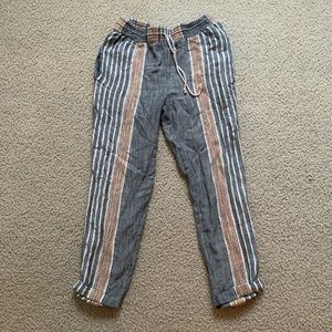 Rip Curl boho linen cotton pants XS